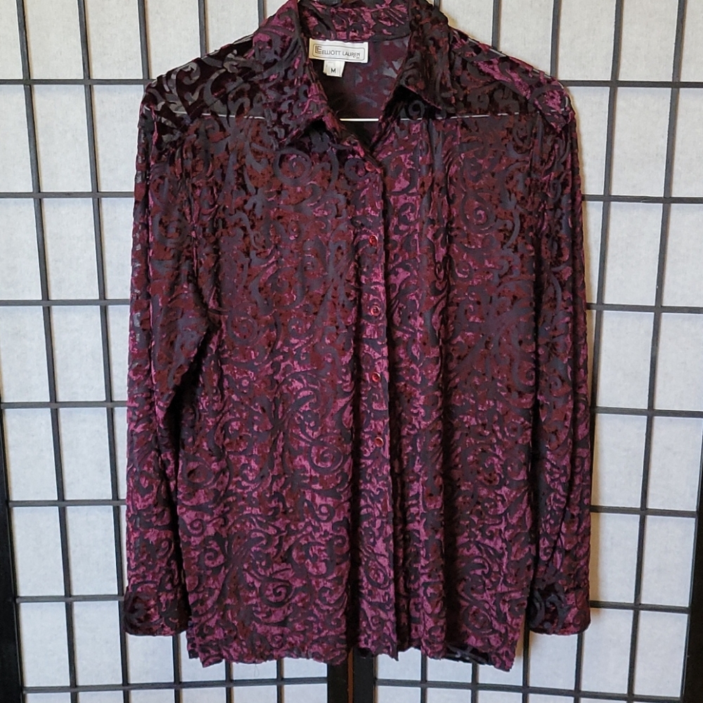 A beautiful plush blouse